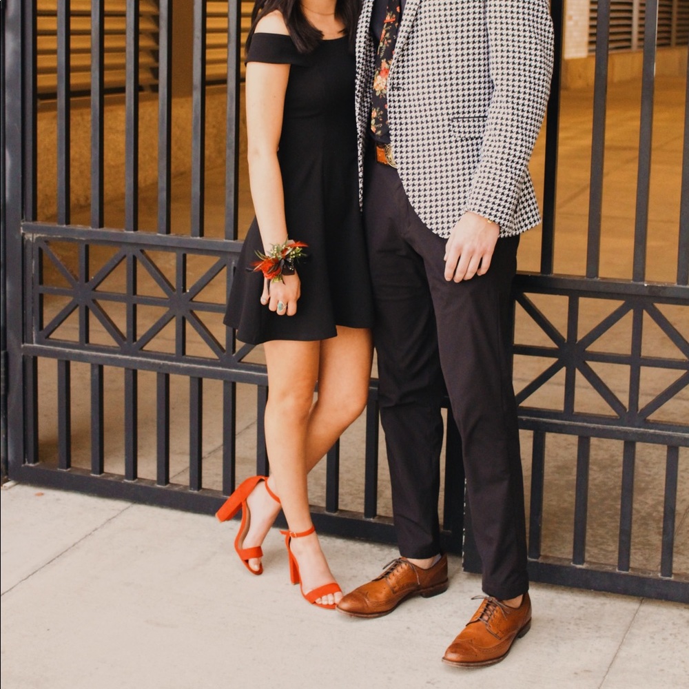 WORN ONCE black off the shoulder dress